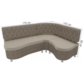 Кухонный диван Вегас правый