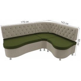 Кухонный диван Вегас правый