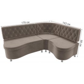 Кухонный диван Вегас правый