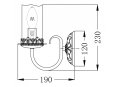 Бра Classic 12 ARM562-01-W