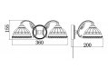 Бра Classic 8 CL1011-02-R