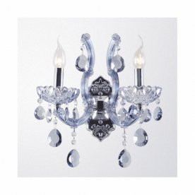 Бра Crystal Lux Beauty AP2 Cromo/Dark Blu