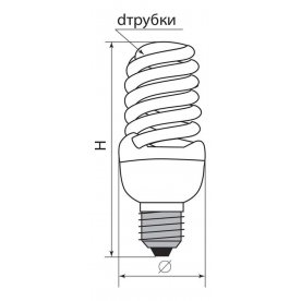 Лампа компактная люминесцентная E14 11Вт 4000K ELT19 04938