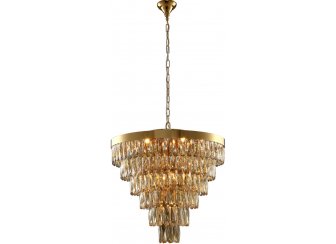 Подвесная люстра ABIGAIL SP-PL15 D620 GOLD/AMBER
