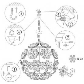 Подвесной светильник Juliana 5138