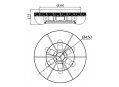 Потолочная люстра Luna MIR543-45AY-N