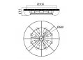 Потолочная люстра Luna MIR543-60AY-G