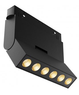 Магнитный трековый светильник TR033-4-6W3K-M-DS-B
