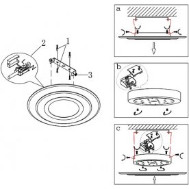 Накладной светильник Amos 41683-3