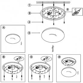 Накладной светильник Illya 41592