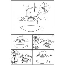 Накладной светильник Louise 48175-18