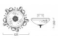 Накладной светильник Geometry 1 CL900-03-W