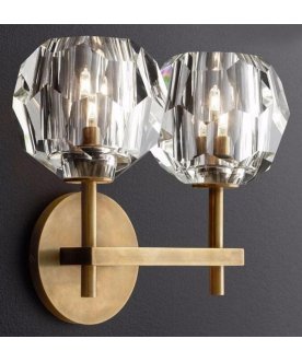 Настенный светильник Boule de cristalL2120-W2BR-CL