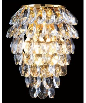 Настенный светильник CHARME AP3 GOLD/TRANSPARENT