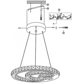 Подвесной светильник Miley 67052-30
