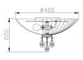 Накладной светильник Bonnet CL809-04-N