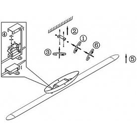 Светильник на штанге Telesto 68041D