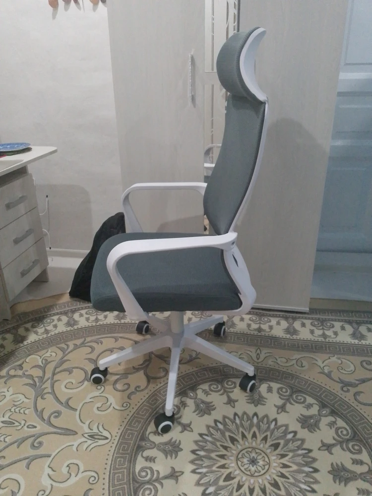 Компьютерное кресло Montana light gray / white фото покупателя 17