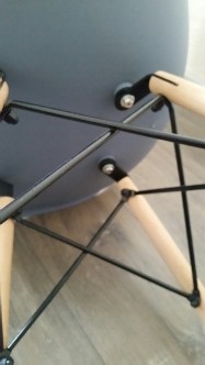 Пластиковый стул Eames PC-015 серо-голубой / дерево фото покупателя 513