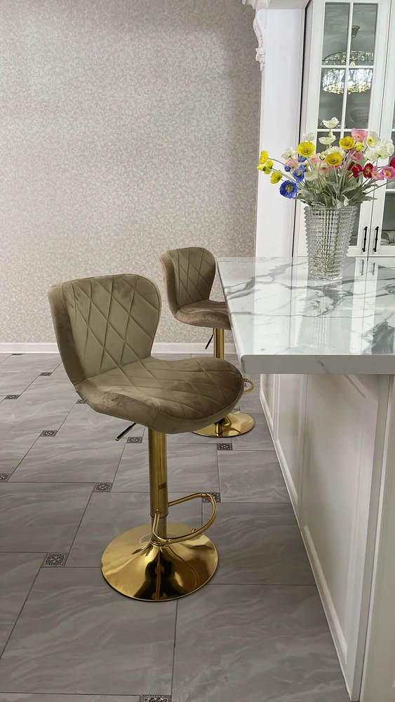 Барный стул Porch white / chrome фото покупателя 31