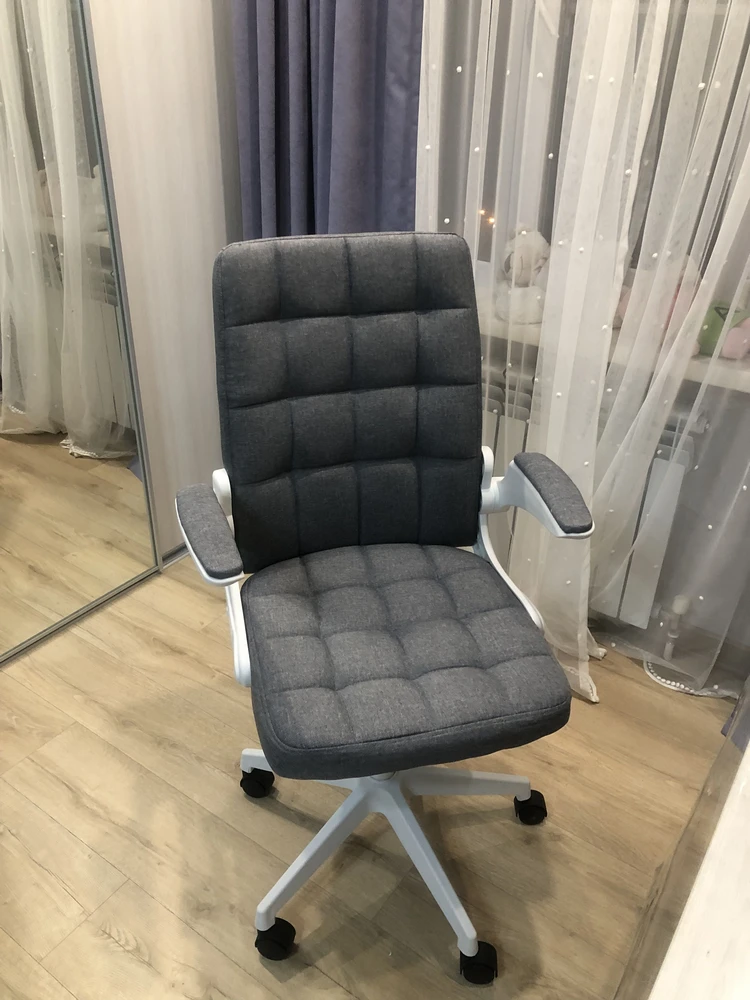 Компьютерное кресло Elga dark gray / white фото покупателя 1