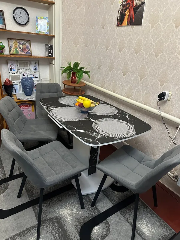 Комплект стульев крутящихся Форт 2 шт розовый (hl 41) / 1П белый каркас фото покупателя 123