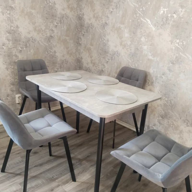 Комплект стульев Стронг 4 шт темно-серый / черный фото покупателя 142