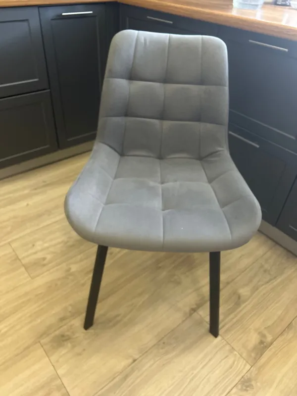 Комплект стульев Стронг 4 шт темно-серый / черный фото покупателя 88