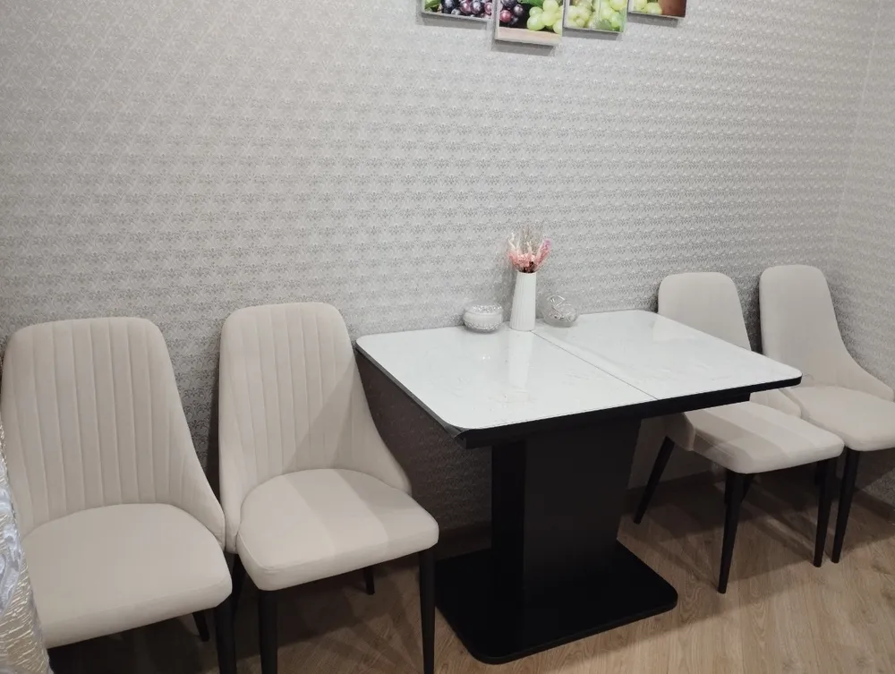 Стул на металлокаркасе Kora white / gray фото покупателя 30