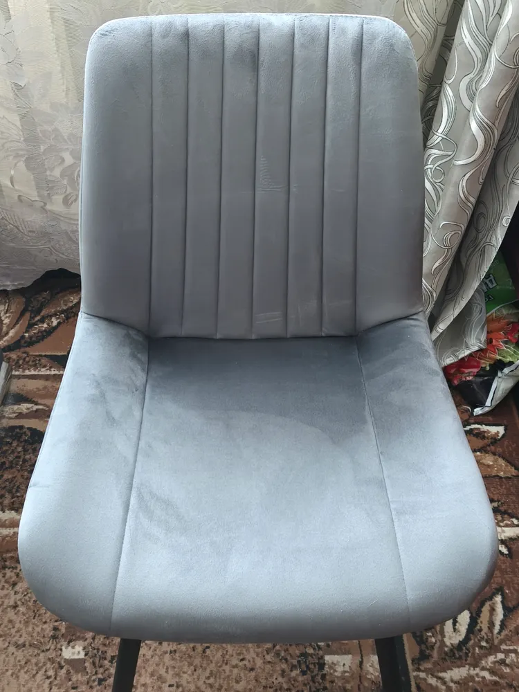 Стул на металлокаркасе Седа К коричневый velvet lux 100 / черный фото покупателя 31
