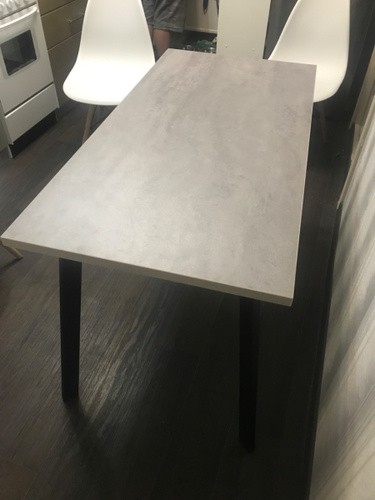 Стол Тринити Лофт 120 32 мм дуб галифакс табако / черный матовый фото покупателя 345