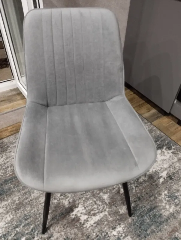 Стул на металлокаркасе Седа К velvet lux 76 / черный фото покупателя 20