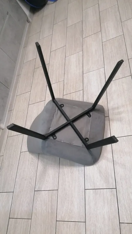 Комплект стульев крутящихся Форт 2 шт розовый (hl 41) / 1П белый каркас фото покупателя 60