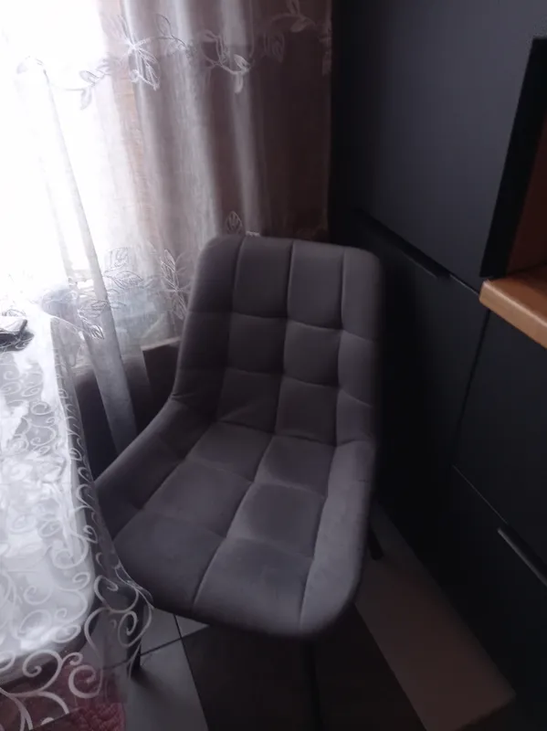 Комплект стульев Стронг 4 шт темно-серый / черный фото покупателя 106