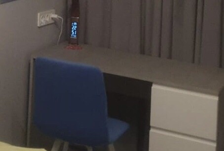 Стул на металлокаркасе Чилли черный / голубой фото покупателя 1304