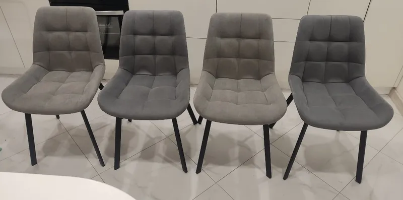 Комплект стульев крутящихся Форт 2 шт розовый (hl 41) / 1П белый каркас фото покупателя 105