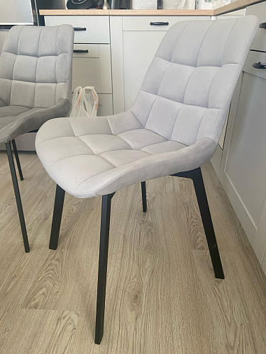 Стул на металлокаркасе Челси бирюзовый / черный фото покупателя 76