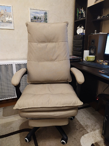 Компьютерное кресло Rapid голубое фото покупателя 92