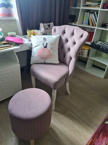 Деревянный стул Милано 1 бежевый / белый фото покупателя 5