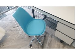 Компьютерное кресло Kolin с подушкой clear / white фото покупателя 527