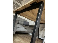 Стол Лота Лофт 140 25 мм черный матовый / бетон фото покупателя 583