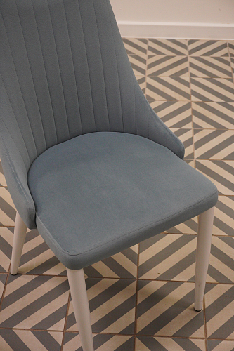 Стул на металлокаркасе Kora black / gray из шоурума 14