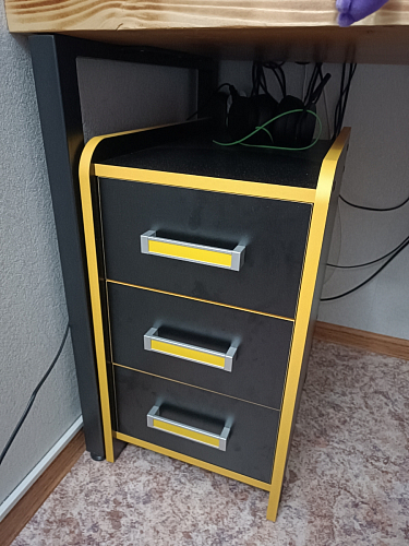 Тумба Ханна черная / красная  - Уцененный экземпляр фото покупателя 143