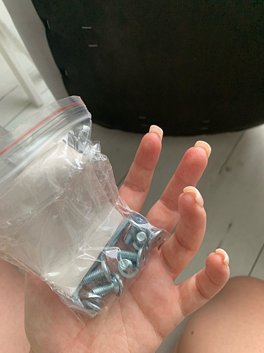 Стул на металлокаркасе Чилли бирюзовый / черный фото покупателя 641