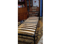 Односпальная кровать Фади 80х200 черная фото покупателя 1498