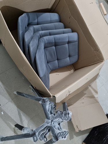 Стул на металлокаркасе Чилли зеленый / белый каркас фото покупателя 247