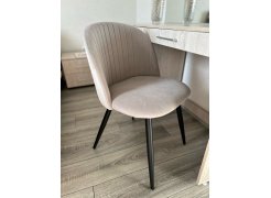 Стул на металлокаркасе Gabi 1 gray / black фото покупателя 789