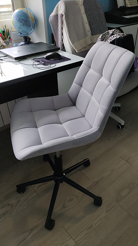 Компьютерное кресло Честер синий (velutto 46 ) / белый фото покупателя 13