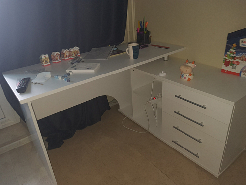 Компьютерный стол с тумбой КСТ-109 тумба слева фото покупателя 102