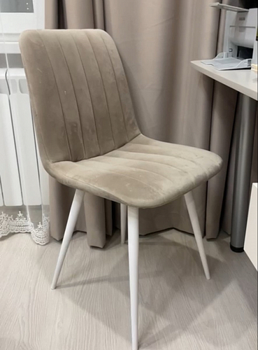 Стул на металлокаркасе Дани бежевый / белый фото покупателя 8